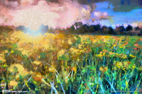 原创大幅高清油画 艺术与空间的完美融合